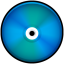 CD Colored Blue Icon 64x64 png